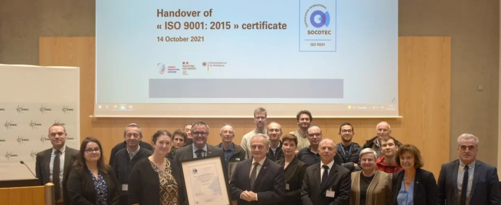 Certification ISO 9001 - actualités